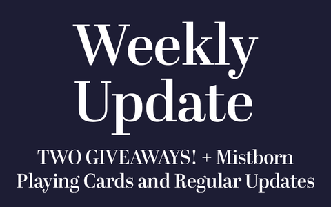 TWO GIVEAWAYS! + Mistborn Playing Cards and Regular Updates